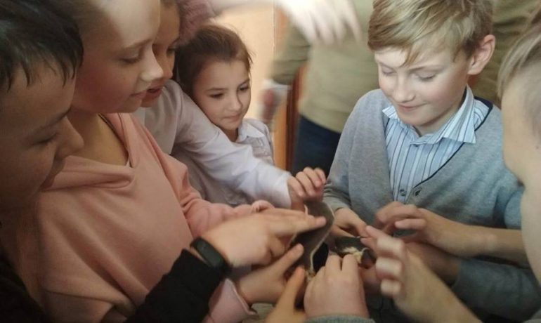 "Invite the polar explorer".  Igor Dykyi showed to Lviv schoolchildren his own film about Antarctica