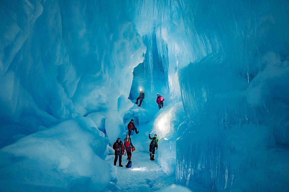 Three-story Ice Cave And Feather Of An Unknown Bird. A New Find Of ...