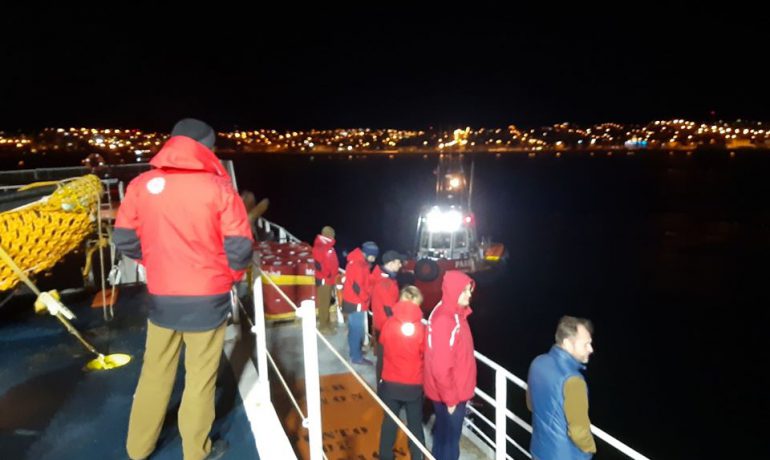 The 25th UAE departed from Chile to Antarctica. The journey will take at least 5 days
