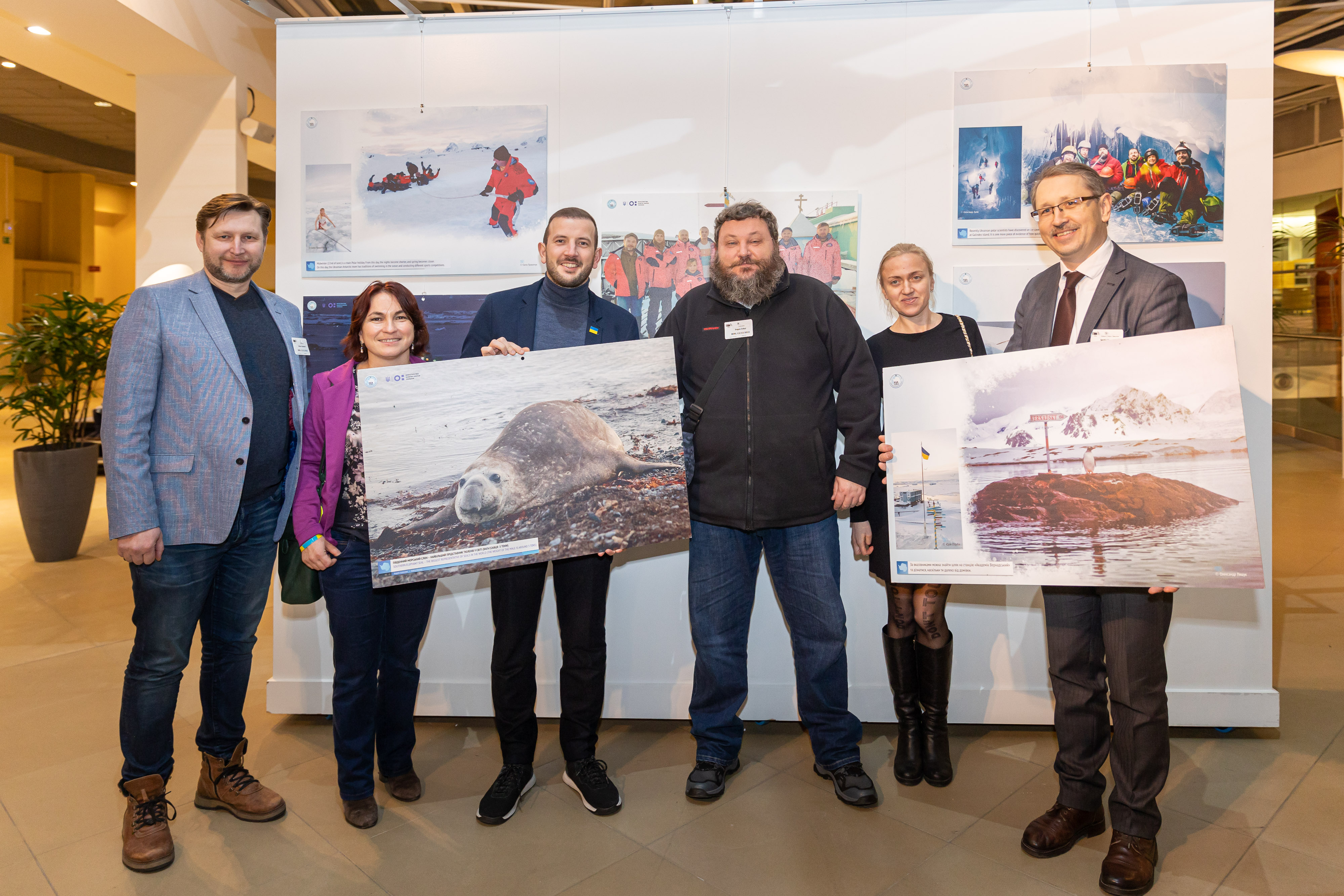 Ukrainian Antarctic – in Brussels: a unique NASC photo exhibition opened in the European Commission