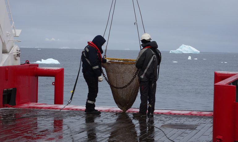 Polish and Ukrainian scientists have begun studying life on the Antarctic seabed on board the Noosfera vessel